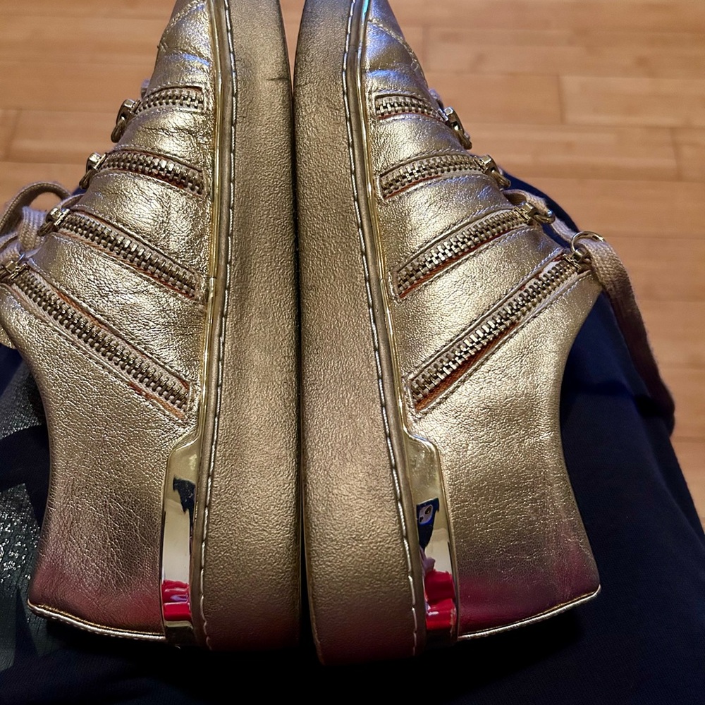 Michael Kors Gold Sneakers